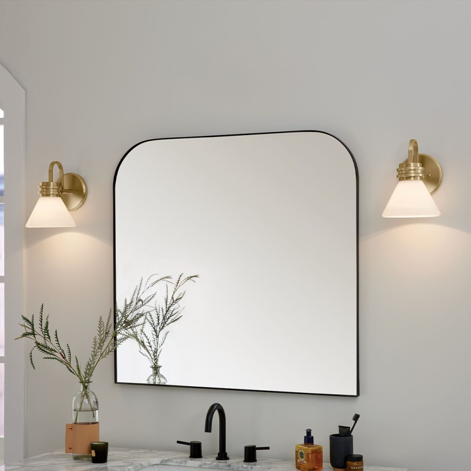 Farum 1-ljus vägglampa champagne brons 24 cm IP44 Kichler Farum 1-ljus vägglampa champagne brons 24 cm IP44