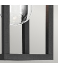 Hone 1-ljus liten utomhus vägglykta texturerad svart 33 cm IP44 Kichler Hone 1-ljus liten utomhus vägglykta texturerad svart 33 cm IP44