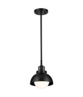Niva 1-ljus konvertibel vägglampa svart 22.7 cm Kichler Niva 1-ljus konvertibel vägglampa svart 22.7 cm