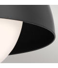 Niva 1-ljus konvertibel vägglampa svart 22.7 cm Kichler Niva 1-ljus konvertibel vägglampa svart 22.7 cm