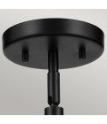 Niva 1-ljus konvertibel vägglampa svart 22.7 cm Kichler Niva 1-ljus konvertibel vägglampa svart 22.7 cm