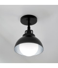 Niva 1-ljus konvertibel vägglampa svart 22.7 cm Kichler Niva 1-ljus konvertibel vägglampa svart 22.7 cm