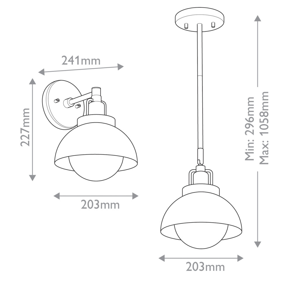 Niva 1-ljus konvertibel vägglampa svart 22.7 cm Kichler Niva 1-ljus konvertibel vägglampa svart 22.7 cm