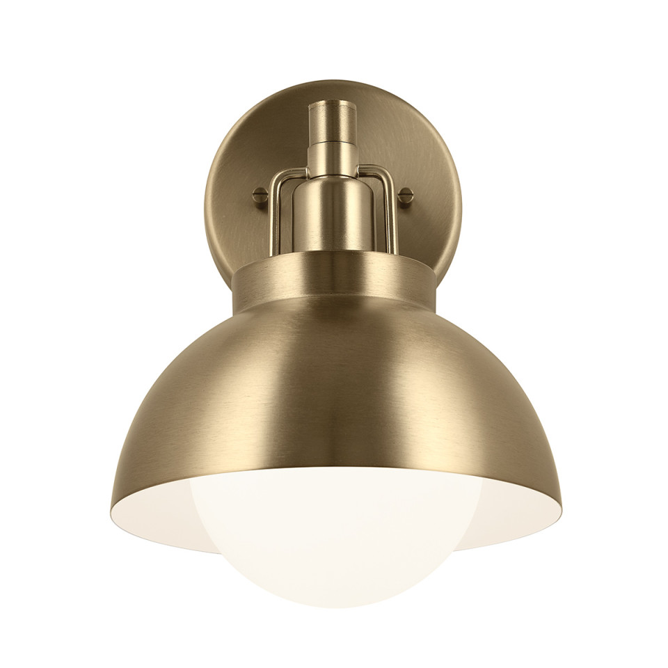 Niva 1-ljus konvertibel vägglampa champagne brons 22,7 cm Kichler Niva 1-ljus konvertibel vägglampa champagne brons 22,7 cm