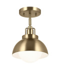 Niva 1-ljus konvertibel vägglampa champagne brons 22,7 cm Kichler Niva 1-ljus konvertibel vägglampa champagne brons 22,7 cm