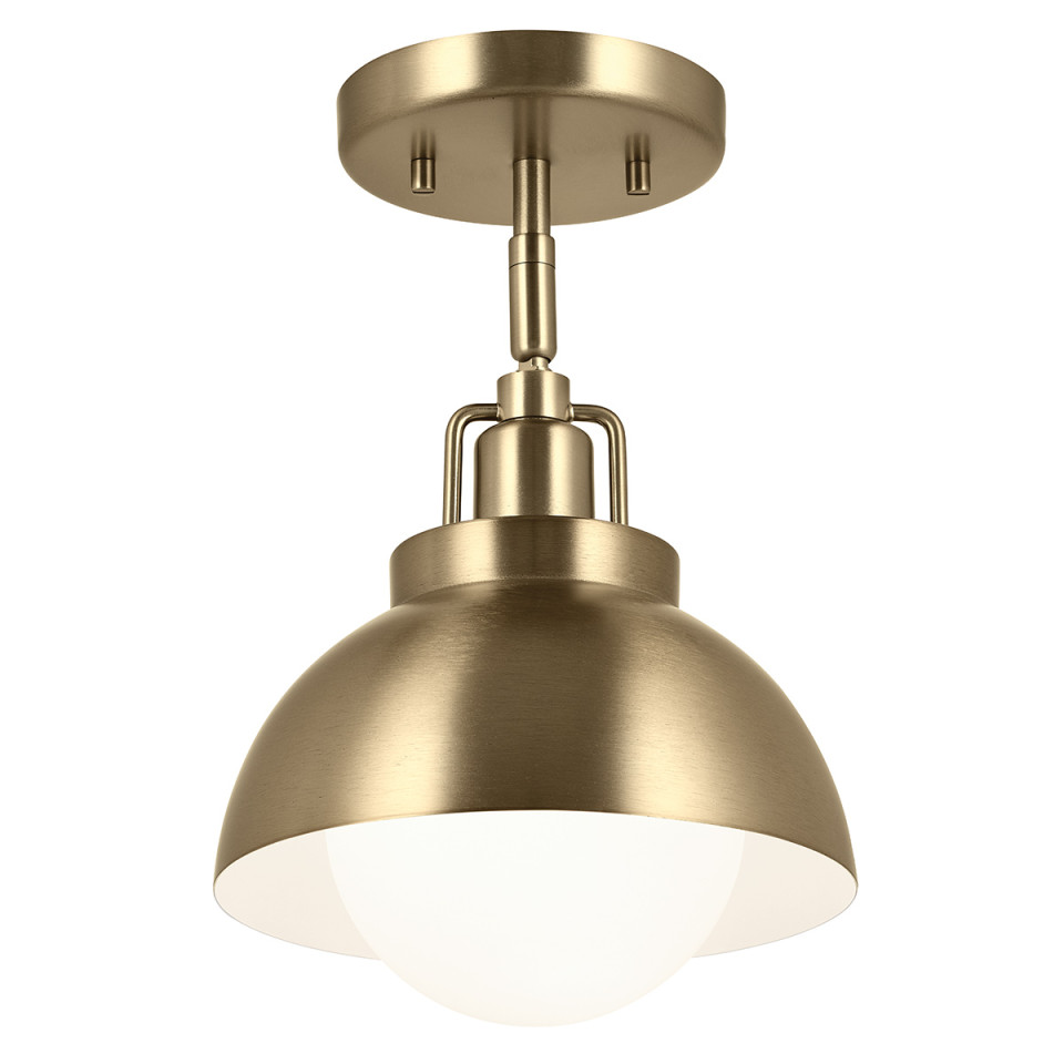 Niva 1-ljus konvertibel vägglampa champagne brons 22,7 cm Kichler Niva 1-ljus konvertibel vägglampa champagne brons 22,7 cm