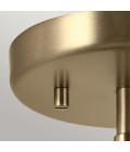 Niva 1-ljus konvertibel vägglampa champagne brons 22,7 cm Kichler Niva 1-ljus konvertibel vägglampa champagne brons 22,7 cm