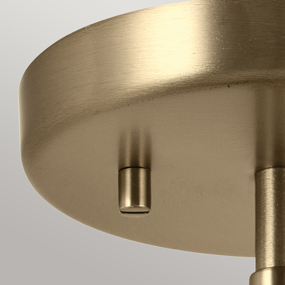 Niva 1-ljus konvertibel vägglampa champagne brons 22,7 cm Kichler Niva 1-ljus konvertibel vägglampa champagne brons 22,7 cm