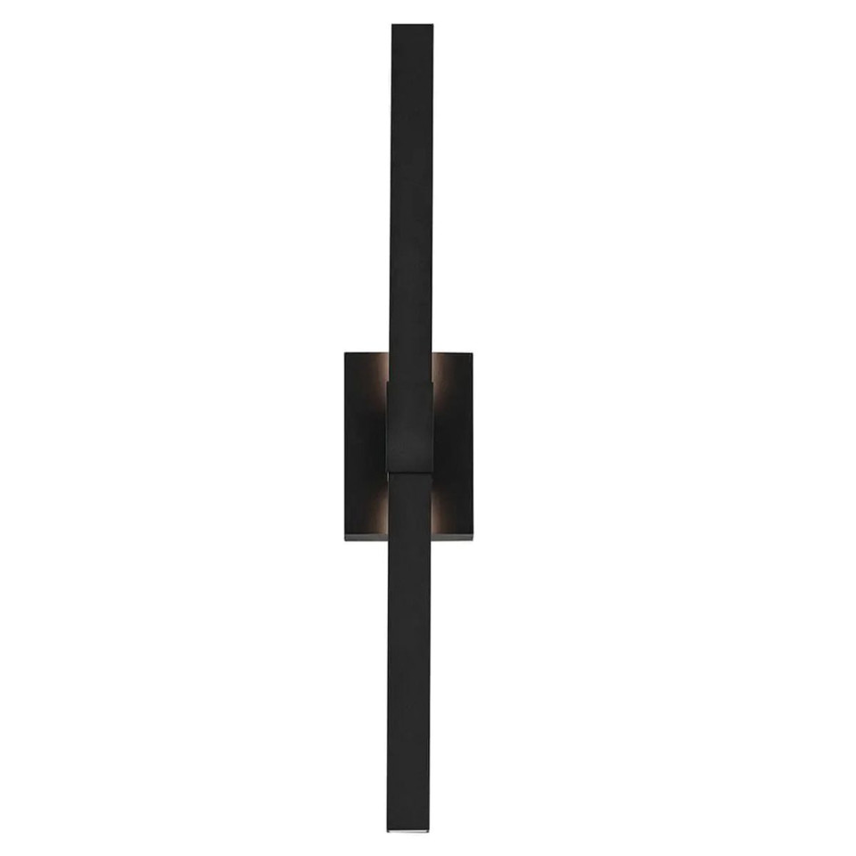 Nocar stor LED-vägglampa för utomhusbruk texturerad svart 76,2 cm IP44 Kichler Nocar stor LED-vägglampa för utomhusbruk texturerad svart 76,2 cm IP44