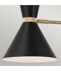Phix 4-lt linear chandelier black/champagne bronze 130.3 cm Kichler Phix 4-lt linear chandelier black/champagne bronze 130.3 cm