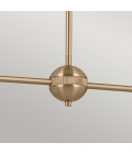 Phix 4-lt linear chandelier black/champagne bronze 130.3 cm Kichler Phix 4-lt linear chandelier black/champagne bronze 130.3 cm