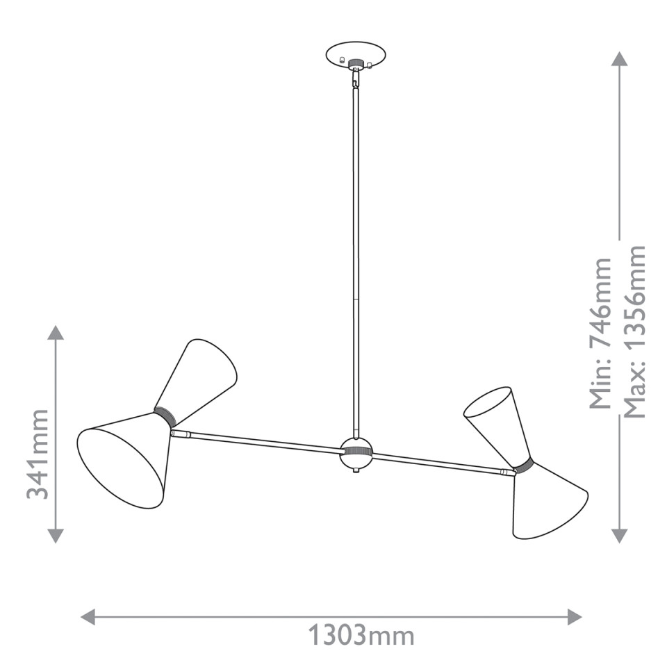 Phix 4-lt linear chandelier black/champagne bronze 130.3 cm Kichler Phix 4-lt linear chandelier black/champagne bronze 130.3 cm