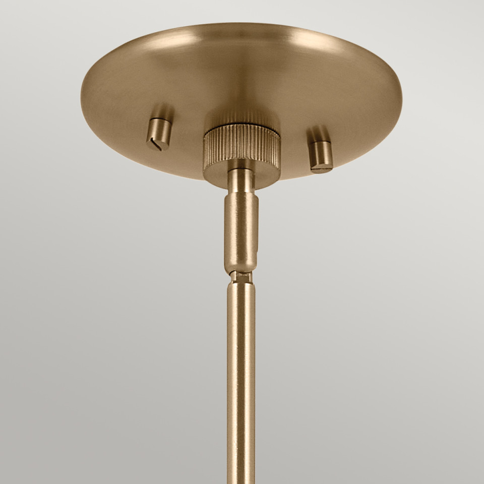 Phix 6-lt chandelier black/champagne bronze 78 cm Kichler Phix 6-lt chandelier black/champagne bronze 78 cm