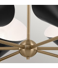 Phix 12-lt chandelier black/champagne bronze 98.4 cm Kichler Phix 12-lt chandelier black/champagne bronze 98.4 cm