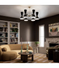Phix 12-lt chandelier black/champagne bronze 98.4 cm Kichler Phix 12-lt chandelier black/champagne bronze 98.4 cm