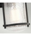 Riverwood 1-Lt Medium Outdoor Wall Light Weathered Zinc/Clear 36.2cm IP44