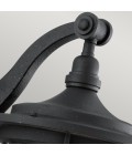 Royal Marine 1-Lt Medium Outdoor Wall Light Distressed Black/Clear 46.2cm IP44