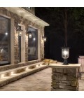 Royal Marine 1-Lt Medium Outdoor Wall Light Distressed Black/Clear 46.2cm IP44