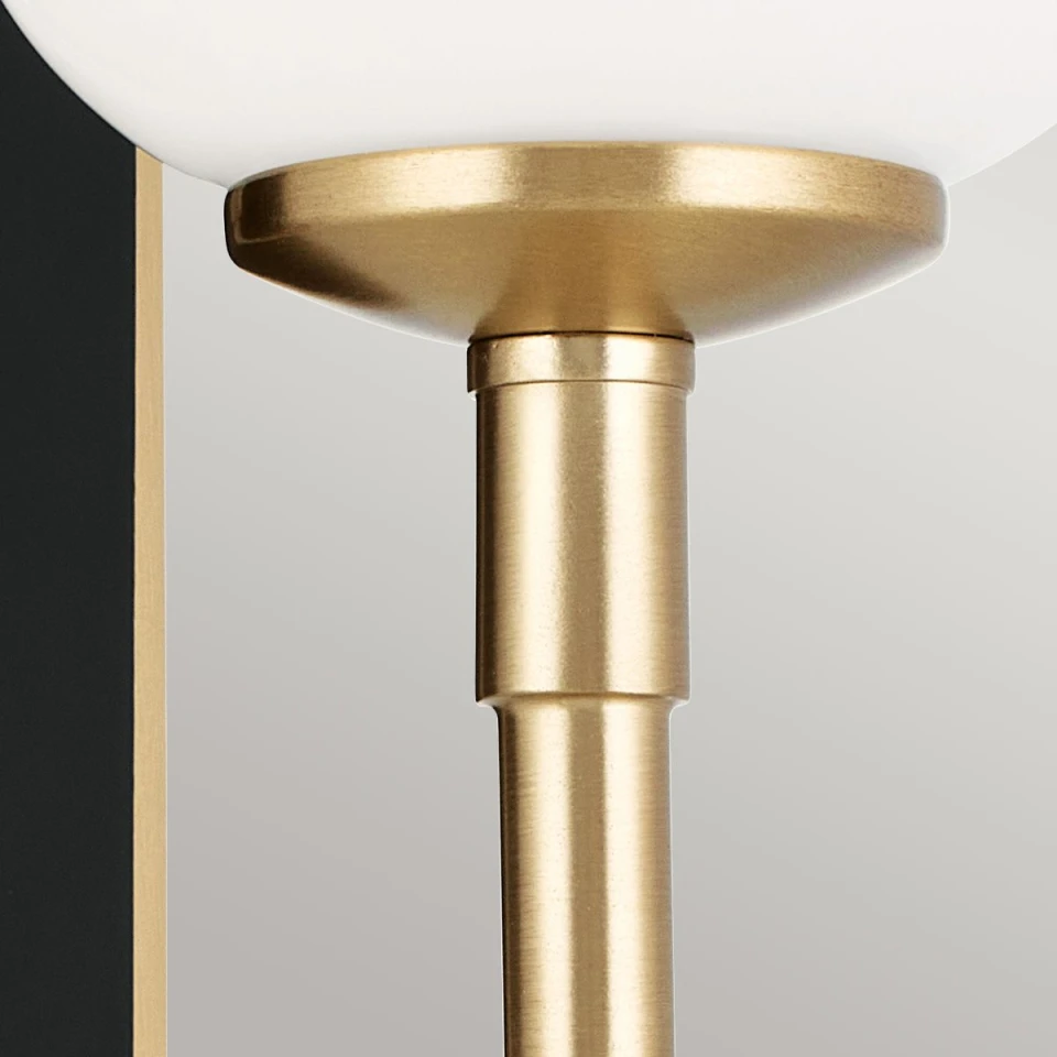 Solia 1-ljus vägglampa för badrum champagne brons/svart 33,8 cm IP44