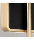Solia 1-ljus vägglampa för badrum champagne brons/svart 33,8 cm IP44