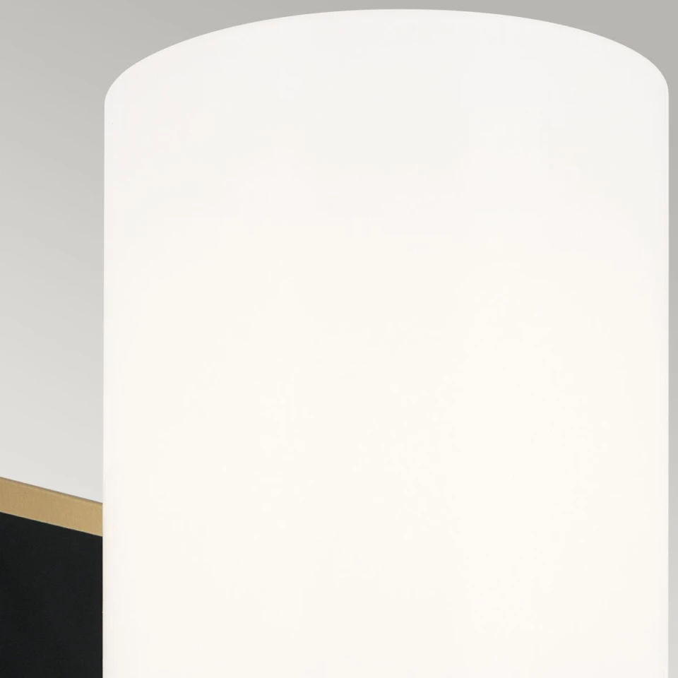 Solia 1-ljus vägglampa för badrum champagne brons/svart 33,8 cm IP44
