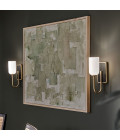 Solia 1-ljus vägglampa för badrum champagne brons/svart 33,8 cm IP44