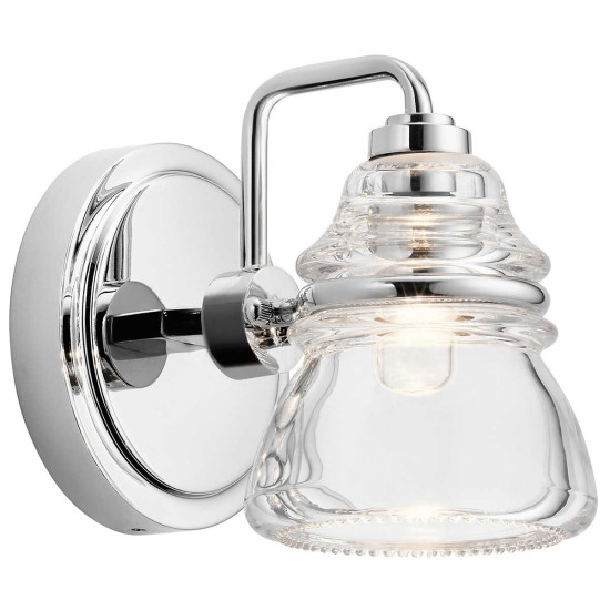 Talland 1 Wall Lamp Chrome/Glass 16.3cm IP44 Talland 1 Wall Lamp Chrome/Glass 16.3cm IP44