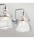 Talland 4 Wall Lamp Chrome/Glass 16.3cm IP44 Elstead Lighting Talland 4 Wall Lamp Chrome/Glass 16.3cm IP44