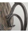 Taulbee 1-Lt Wall Light Weathered Zinc 45.7cm Elstead Lighting Taulbee 1-Lt Wall Light Weathered Zinc 45.7cm