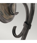 Taulbee 1-Lt Wall Light Weathered Zinc 45.7cm Elstead Lighting Taulbee 1-Lt Wall Light Weathered Zinc 45.7cm