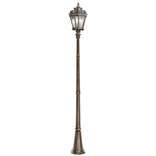 Tournai 3-ljus extra stor lyktstolpe londonderry/glas 295 cm IP44 Tournai 3-ljus extra stor lyktstolpe londonderry/glas 295 cm IP44
