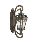 Tournai 4-ljus grand stor vägglantern londonderry/glas 95,9 cm IP44