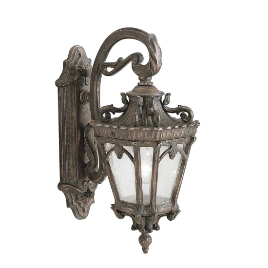Tournai 1-ljus medium vägglykta londonderry/glas 45,7 cm IP44