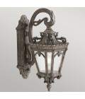 Tournai 1-ljus medium vägglantern londonderry/glas 45,7 cm IP44