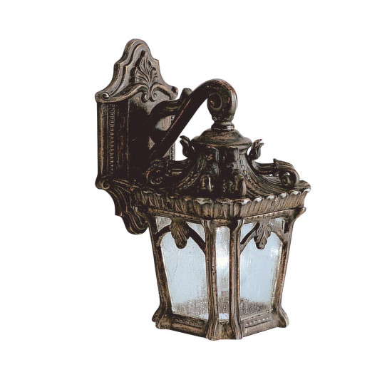 Tournai 1-ljus liten vägglykta londonderry/glas 26,7 cm IP44 Tournai 1-ljus liten vägglykta londonderry/glas 26,7 cm IP44