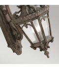 Tournai 3-ljus extra stor vägglantern londonderry/glas 73,7 cm IP44