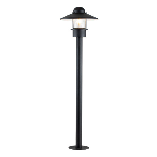 Klampenborg 1-Lt Outdoor Bollard Light Black 101.8cm