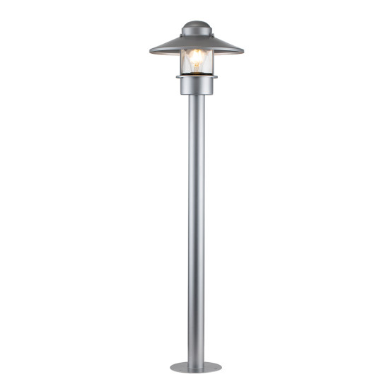 Klampenborg 1-Lt Outdoor Bollard Light Silver 101.8cm Klampenborg 1-Lt Outdoor Bollard Light Silver 101.8cm