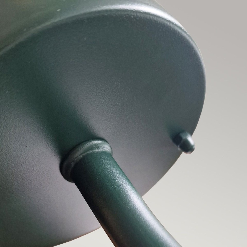 Klampenborg 1-lt utomhus vägglampa grön 25,5cm