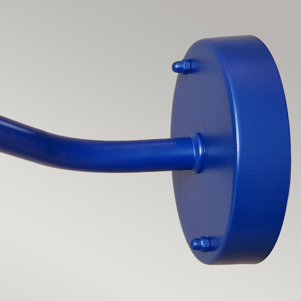 Klampenborg 1-lt utomhus vägglampa marinblå 25,5 cm