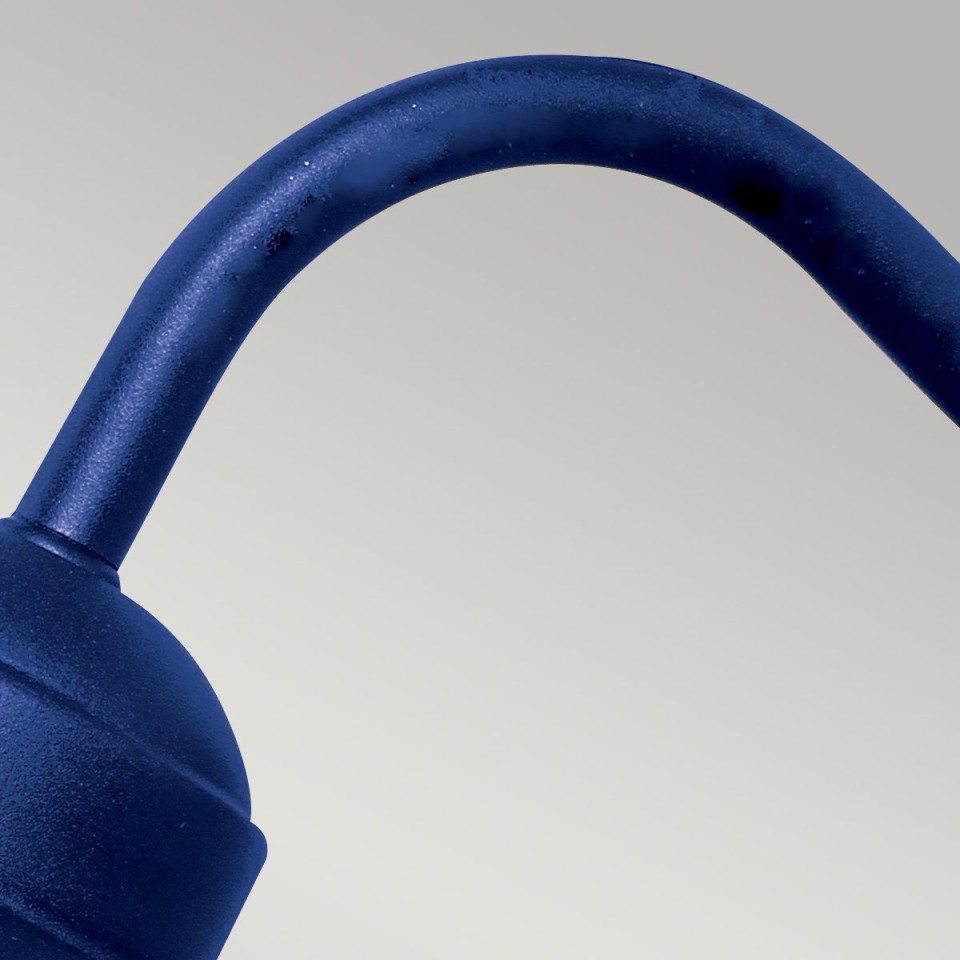 Klampenborg 1-lt utomhus vägglampa marinblå 25,5 cm