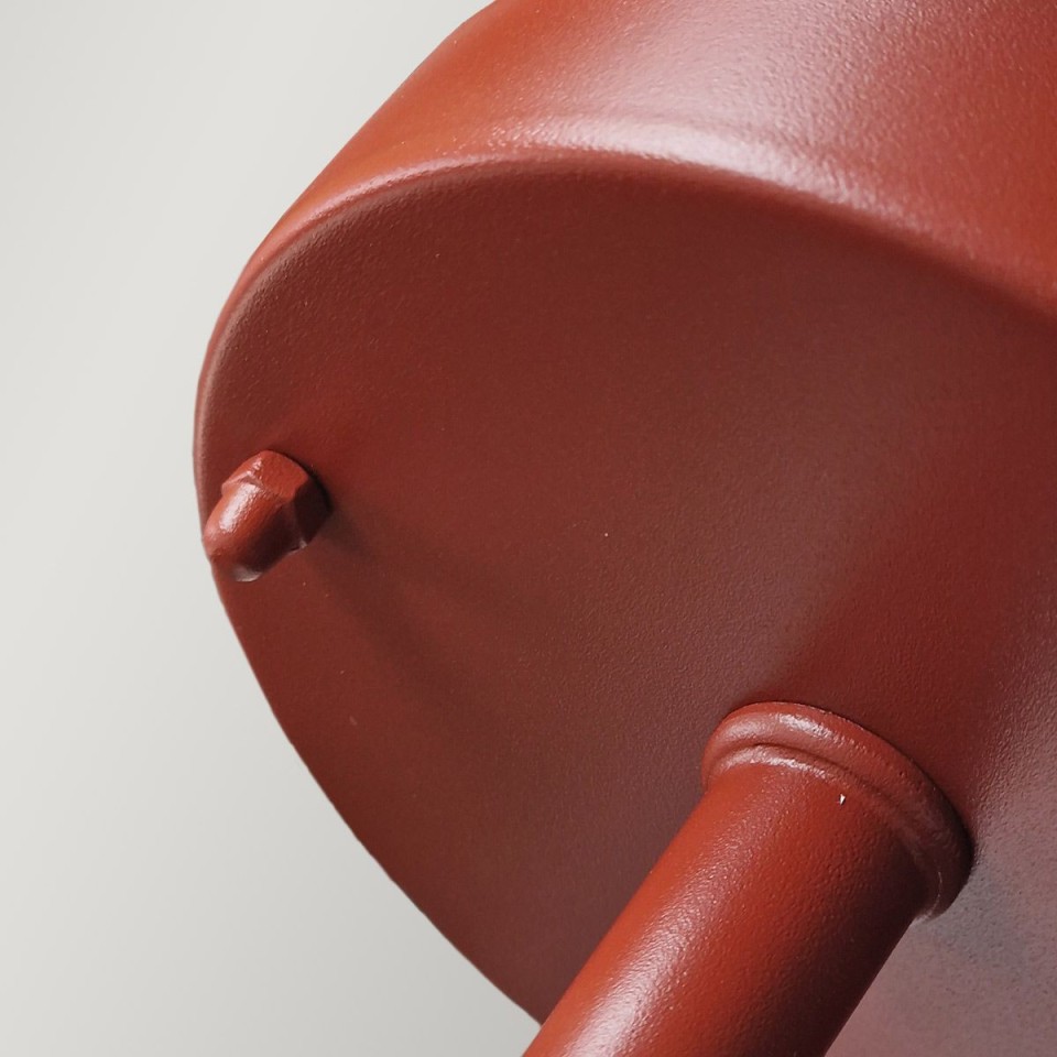 Klampenborg 1-lt utomhus vägglampa röd 25,5cm