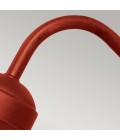 Klampenborg 1-lt utomhus vägglampa röd 25,5cm