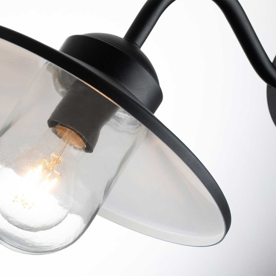 Klampenborg 1-Lt Outdoor Wall Lamp With PIR Black 25.5cm Klampenborg 1-Lt Outdoor Wall Lamp With PIR Black 25.5cm