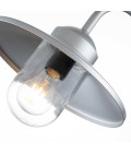 Klampenborg 1-lt utomhus vägglampa Med PIR Silver 25,5cm Klampenborg 1-lt utomhus vägglampa Med PIR Silver 25,5cm
