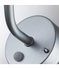 Klampenborg 1-lt utomhus vägglampa Med PIR Silver 25,5cm Klampenborg 1-lt utomhus vägglampa Med PIR Silver 25,5cm