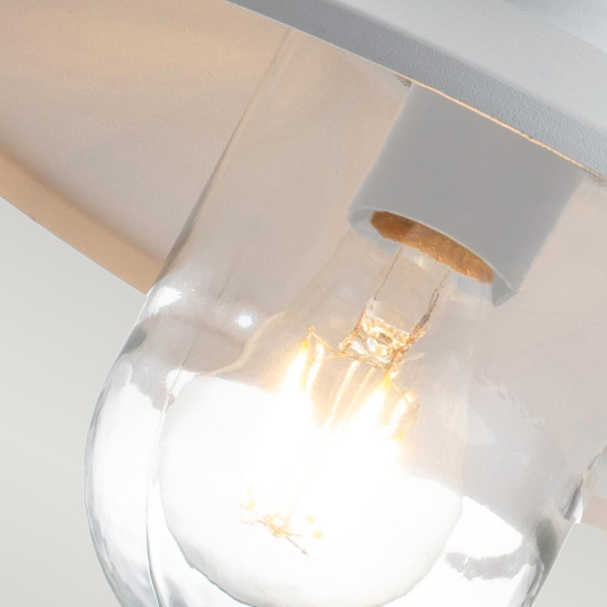 Klampenborg 1-Lt Outdoor Wall Lamp With PIR White 25.5cm Klampenborg 1-Lt Outdoor Wall Lamp With PIR White 25.5cm