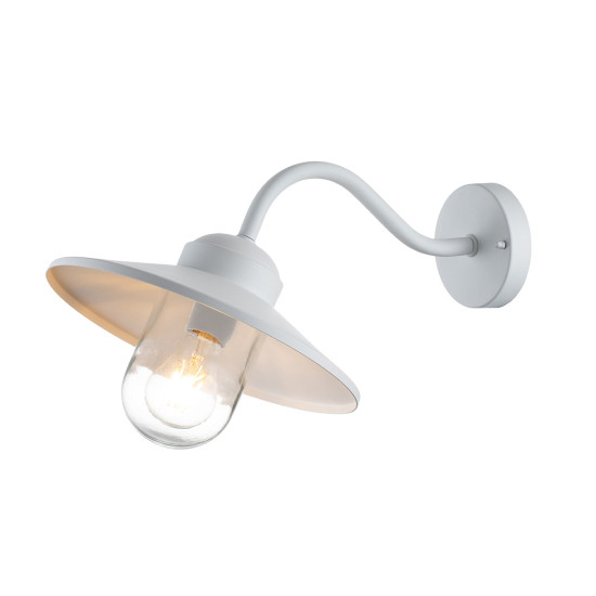 Klampenborg 1-Lt Outdoor Wall Lamp White 25.5cm Klampenborg 1-Lt Outdoor Wall Lamp White 25.5cm