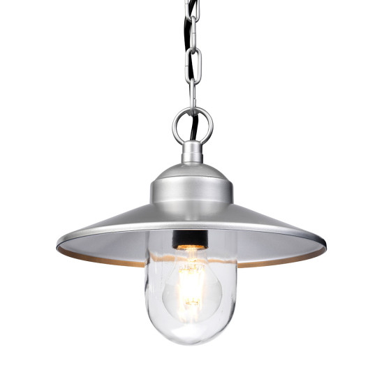 Klampenborg 1-lt Taklampa Utomhus Silver 27,5cm Klampenborg 1-lt Taklampa Utomhus Silver 27,5cm