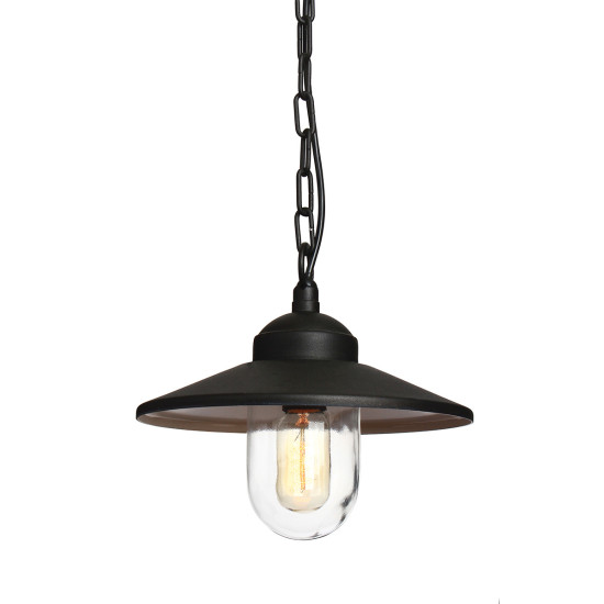 Klampenborg 1-Lt Outdoor Ceiling Lamp Black 27.5cm Klampenborg 1-Lt Outdoor Ceiling Lamp Black 27.5cm